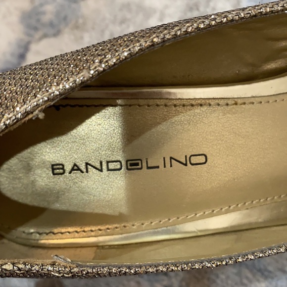 Bandolino Sparkly Gold/Silver Heels Size 8 Women’s - Picture 5 of 7